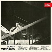 Přední strana obalu CD Boris Monoszon Glazunov Koncert pro housle a orchestr a moll, op. 82, Prokofjev Koncert pro housle a orchestr č. 1, op. 19