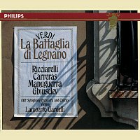 Přední strana obalu CD Verdi: La Battaglia di Legnano