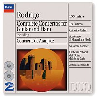 Přední strana obalu CD Rodrigo: Complete Concertos for Guitar & Harp [2 CDs]