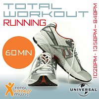 Přední strana obalu CD Total Workout Running 102 - 135 - 84bpm Ideal For Jogging, Running, Treadmill & General Fitness