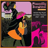 Přední strana obalu CD Piccadilly Sunshine, Part 13: British Pop Psych & Other Flavours, 1967 - 1970