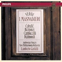 Přední strana obalu CD Verdi: I Masnadieri