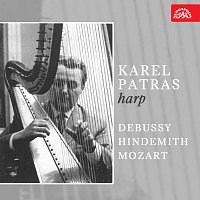 Přední strana obalu CD Karel Patras - harfa (Debussy, Hindemith, Mozart)