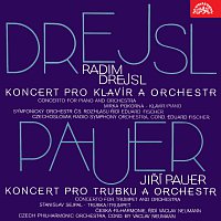Přední strana obalu CD Drejsl: Koncert pro klavír a orchestr, Pauer: Koncert pro trubku a orchestr