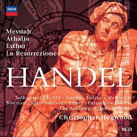 Přední strana obalu CD Hogwood conducts Handel Oratorios