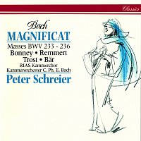 Přední strana obalu CD Bach, J.S.: Magnificat in D Major; Mass in A Major; Mass in F Major; Mass in G Minor; Mass in G Major