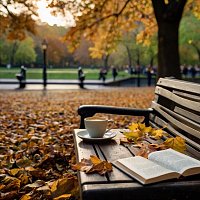 Přední strana obalu CD Coffee Break at Central Park