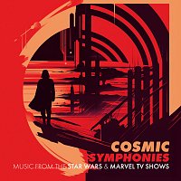 Přední strana obalu CD Cosmic Symphonies: Music from the Star Wars & Marvel TV Shows