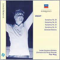 Přední strana obalu CD Mozart: Symphonies Nos.28, 29, 34 & 32; Serenata Notturna