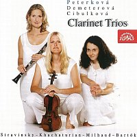Přední strana obalu CD Bartók, Chačaturjan, Milhaud, Stravinskij: Klarinetová tria