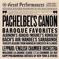 Přední strana obalu CD Great Baroque Favorites: Pachelbel's Canon