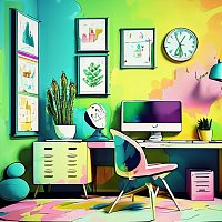 Přední strana obalu CD Productive Pulse: Rhythms for Concentration