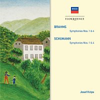 Přední strana obalu CD Brahms: Symphonies Nos.1 & 4; Schumann: Symphonies Nos.1 & 4