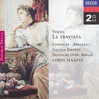 Přední strana obalu CD Verdi: La Traviata