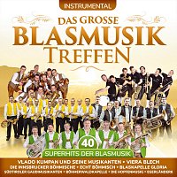 Přední strana obalu CD Das große Blasmusiktreffen - Instrumental - 40 Superhits der Blasmusik