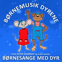 Přední strana obalu CD Lille Peter Edderkop Og Andre Kendte Bornesange Med Dyr