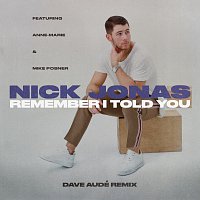 Nick Jonas, Anne-Marie, Mike Posner – Remember I Told You [Dave Audé Remix]