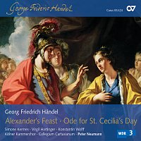 Přední strana obalu CD Handel: Alexander's Feast, HWV 75; Ode for St. Cecilia's Day, HWV 76