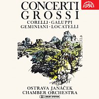 Přední strana obalu CD Concerti Grossi Locatelli P.A., Geminiani F., Galuppi B., Corelli A.