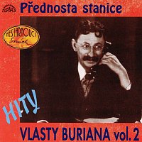 Přední strana obalu CD Hity Vlasty Buriana 2 /Přednosta stanice/