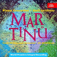 Přední strana obalu CD Martinů: Koncerty pro klavír a orchestr č. 1-5, Concertino pro klavír a orch.
