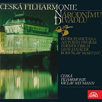 Přední strana obalu CD Česká filharmonie Národnímu divadlu LIVE