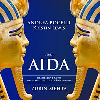 Přední strana obalu CD Verdi: Aida