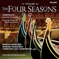 Přední strana obalu CD Vivaldi: The Four Seasons - Geminiani: Concerti grossi Nos. 4 & 12