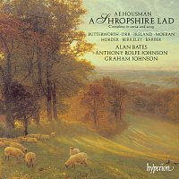 Přední strana obalu CD A.E. Housman's A Shropshire Lad in Verse & Song (with Alan Bates as Reader)