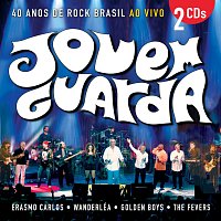 Přední strana obalu CD Jovem Guarda Ao Vivo - 40 Anos de Rock Brasil