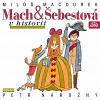 Přední strana obalu CD Macourek: Mach a Šebestová v historii