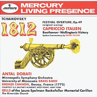 Přední strana obalu CD Tchaikovsky: 1812 Festival Overture, Op.49; Capriccio Italien / Beethoven: Wellington's Victory