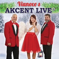 Přední strana obalu CD Vianoce s Akcent Live