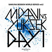 Přední strana obalu CD Samurai Session World Series Vol.2 MIYAVI Vs Yuksek Day 1