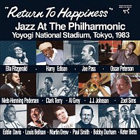 Přední strana obalu CD Return To Happiness: Jazz At The Philharmonic, Yoyogi National Stadium, Tokyo, 1983