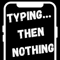 Přední strana obalu CD Typing… Then Nothing