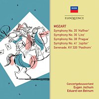 Přední strana obalu CD Mozart: Symphonies 35, 41, 36, 38; Posthorn Serenade