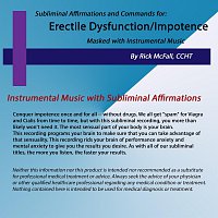 Přední strana obalu CD Erectile Dysfunction/Impotence: Music with Embedded Subliminal Affirmations to Change Your Life