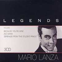 Přední strana obalu CD Legends - Mario Lanza