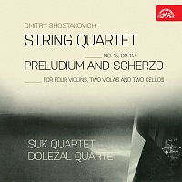 Přední strana obalu CD Šostakovič Smyčcový kvartet, Preludium a scherzo