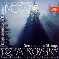 Přední strana obalu CD Mozart: Malá noční hudba, Divertimento / Čajkovskij: Serenáda pro smyčce