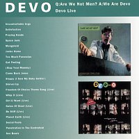 Přední strana obalu CD Q: Are We Not Men?  A: We Are Devo / Devo Live