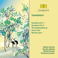 Přední strana obalu CD Tchaikovsky: Symphonies 3 & 5 / The Sleeping Beauty / Swan Lake / Marche Slave