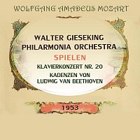 Walter Gieseking, Philarmonia Orchestra,, – Walter Gieseking / Philarmonia Orchestra spielen: Wolfgang Amadeus Mozart: Klavierkonzert Nr. 20, Kadenzen von Ludwig van Beethoven