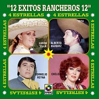 Přední strana obalu CD 4 Estrellas 12 Éxitos Ranchero