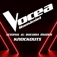 Přední strana obalu CD Vocea Romaniei: Knockouts (Sezonul 11 - Bucuria Muzicii) [Live]