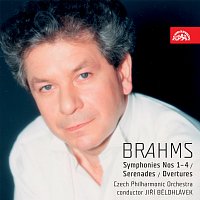 Přední strana obalu CD Brahms: Symfonie č. 1 - 4, Serenády, předehry