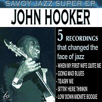 Přední strana obalu CD Savoy Jazz Super EP: John Hooker
