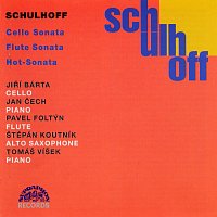 Přední strana obalu CD Schulhoff: Sonáta pro violoncello a klavír, Sonáta pro flétnu a klavír, Hot-Sonata