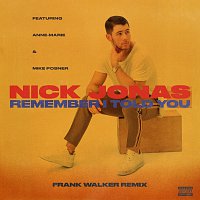 Nick Jonas, Anne-Marie, Mike Posner – Remember I Told You [Frank Walker Remix]